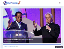 Tablet Screenshot of loveworldsat.org